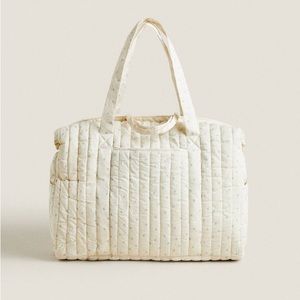 Zara Home leaf cotton diaper bag